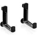 Lechuza Balcony Box Holder Set – Heavy Duty Railing Brackets, Black