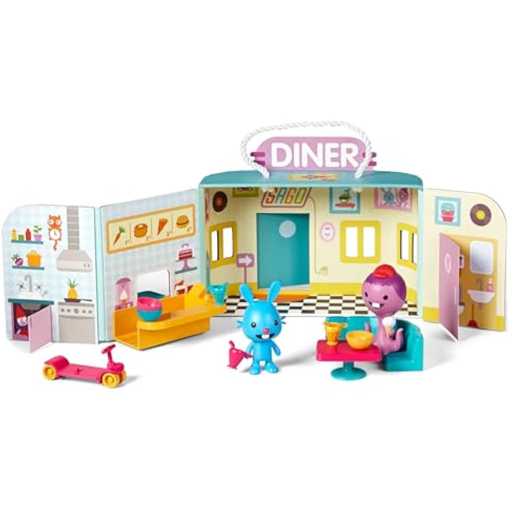 Sago Mini Jack's Diner Portable Playset – Kids Pretend Play Toy