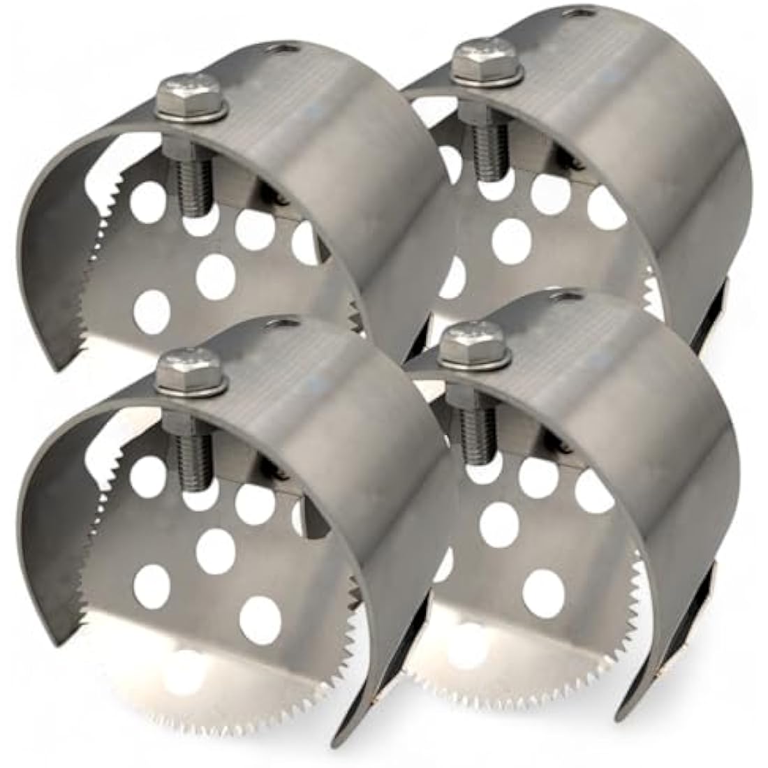 Jolof Store Rat Blocker for 4 Inch Drains | Stainless Steel Sewer Flap