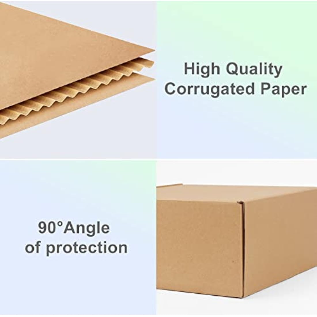 HORLIMER 25 Pack Shipping Boxes | 6x4x3 Brown Corrugated Mailer Boxes