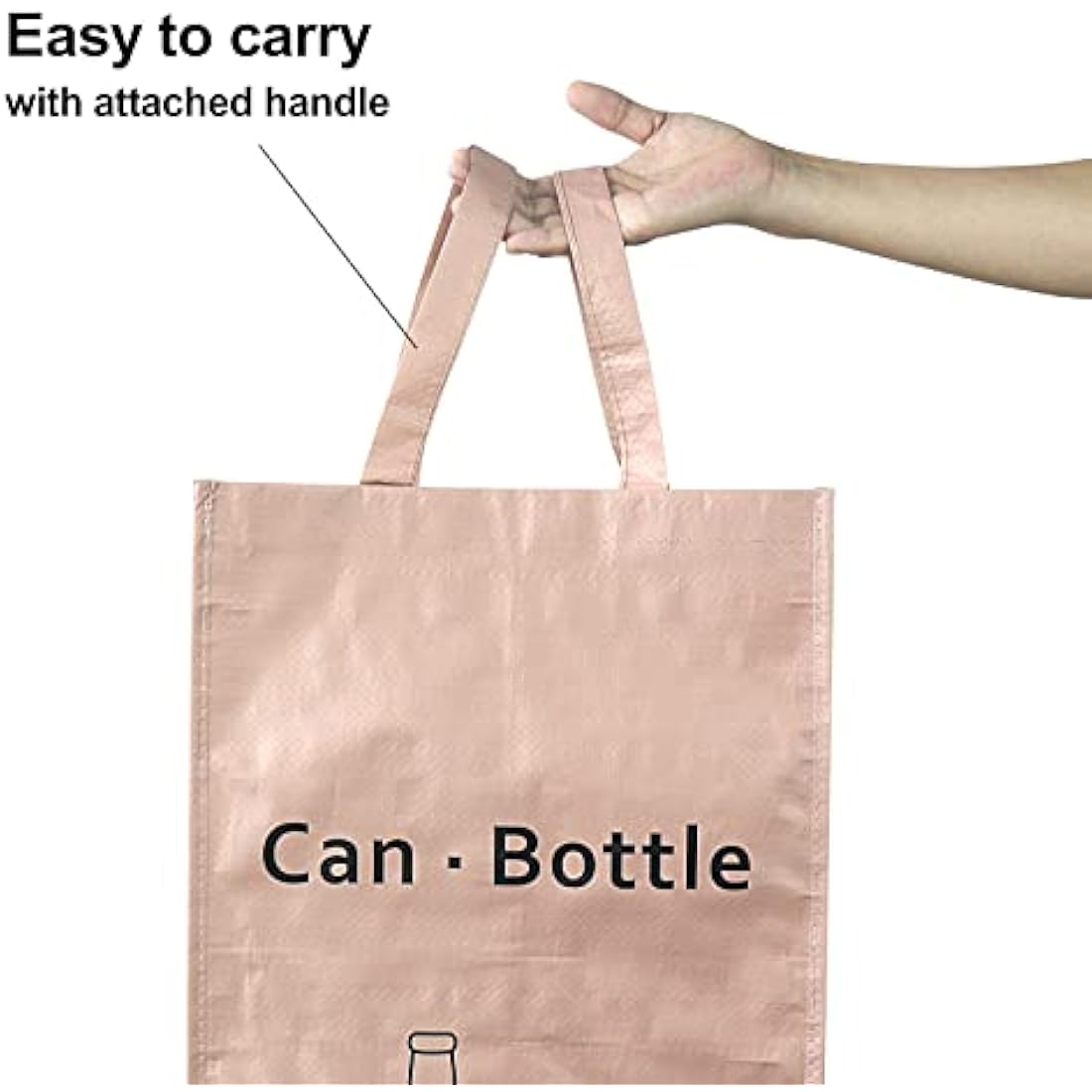 Jolof Store Recycling Bags | 3-Pack Waterproof Woven Waste Bins