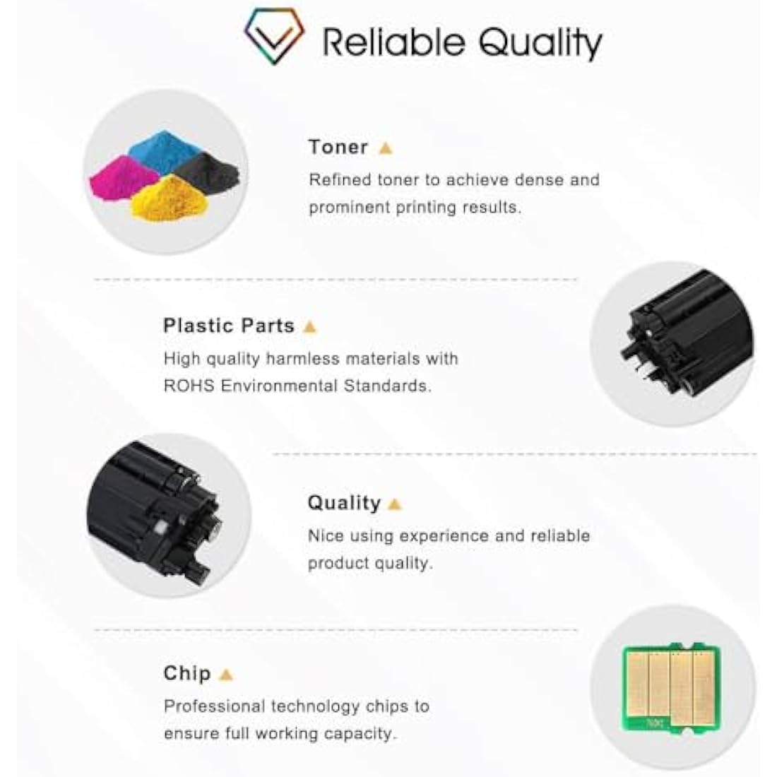 Cool Toner TN247 TN243 Compatible Toner Cartridges for Brother - 4 Pack