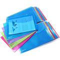 Rapesco ECO A4+ Recycled Popper Wallets - Assorted Colours - 40 Pack