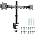 RICOO Dual Monitor Stand | 15-27 Inch VESA Desk Mount with Swivel & Tilt