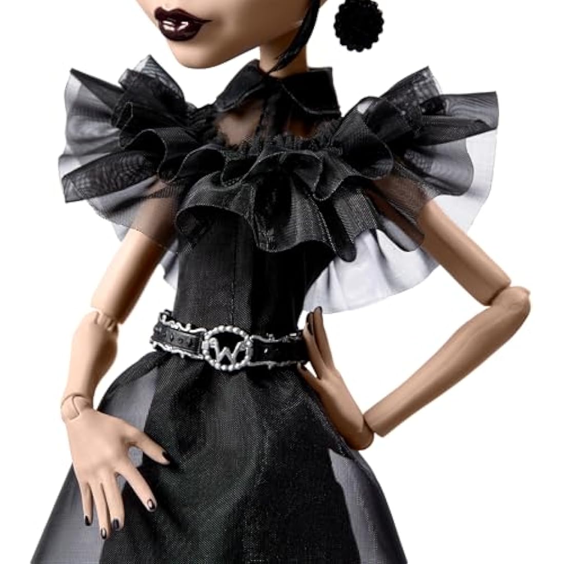 Monster High Wednesday Rave’N Doll – Black Gothic Gown Collectible