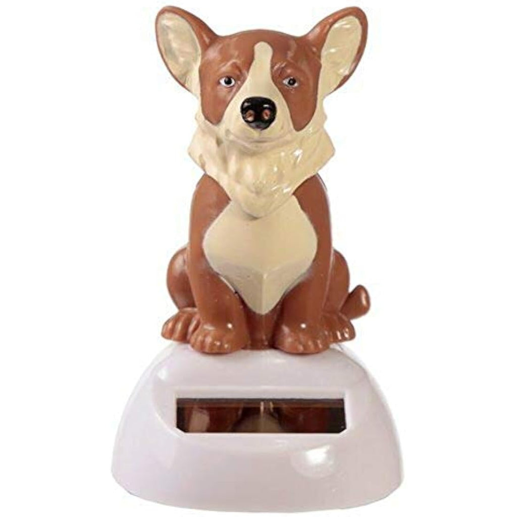Puckator Queen and Corgi Solar Pals – Set of 2 Dancing Dashboard Figures