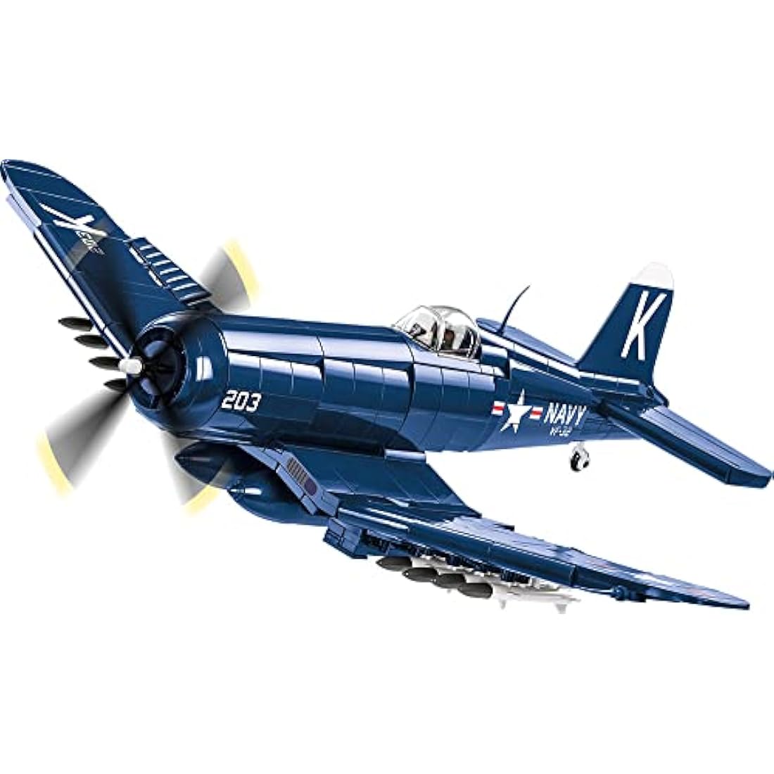 F4U-4 Corsair Building Blocks Aviation Model Kit – Jolof Store (520 Pcs)