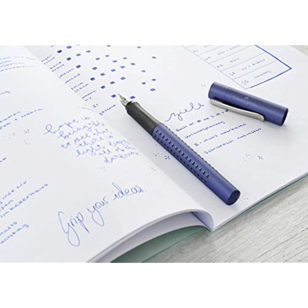 Faber-Castell Grip 2011 Calligraphy Set - Fountain Pen with 3 Nibs