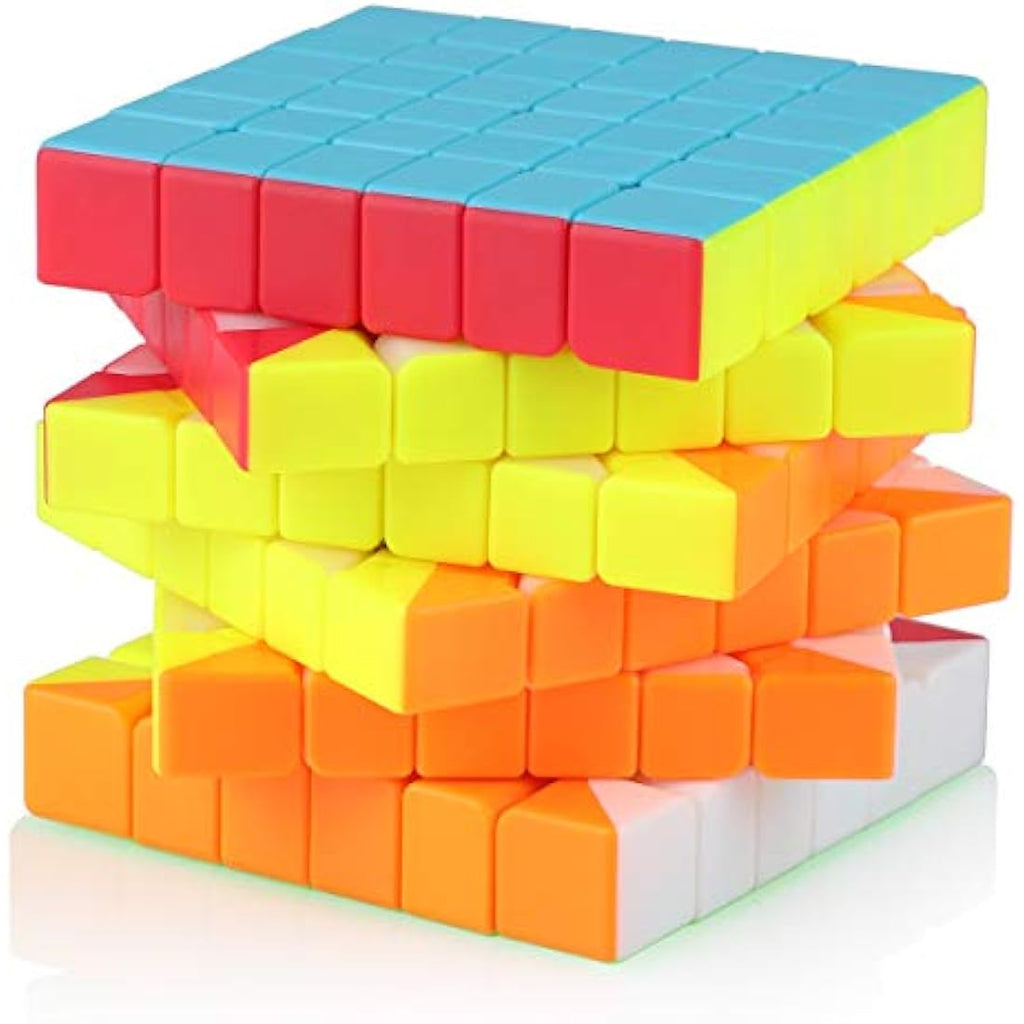 6x6 Speed Magic Cube – Stickerless ABS 3D Puzzle Toy