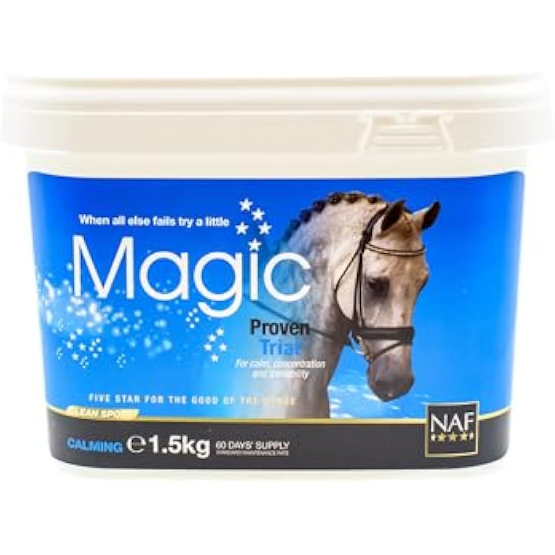 NAF Five Star Magic 1.5kg – Magnesium Horse Calming Supplement