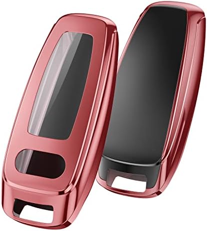 OATSBASF TPU Car Key Case for Audi A6 A7 A8 Q7 Q8 E-Tron – Protective Cover