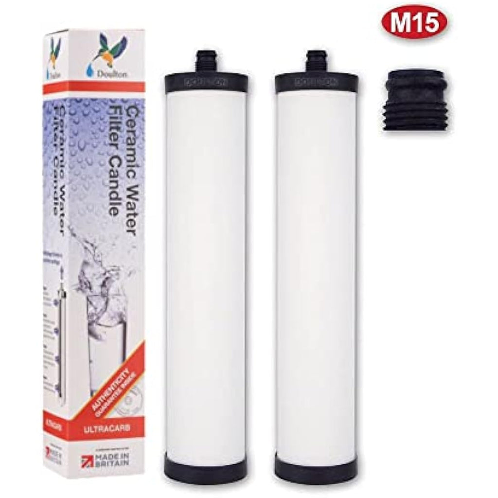 Doulton Ultracarb M15 Ceramic Water Filter 2-Pack for Franke Triflow