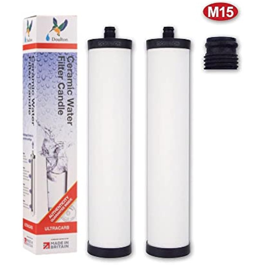 Doulton Ultracarb M15 Ceramic Water Filter 2-Pack for Franke Triflow