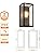 National Lighting Breton Outdoor Wall Light – Matt Black IP44 Box Lantern