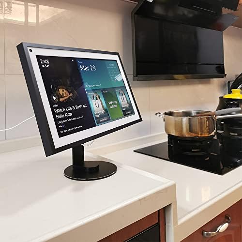 ATOPHK Aluminum Swivel and Tilt Stand for Echo Show 15 – Black