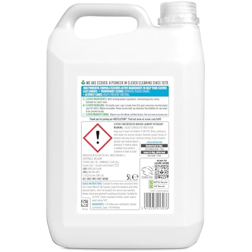 Ecover Non-Bio Laundry Detergent Refill – Lavender & Sandalwood, 5L