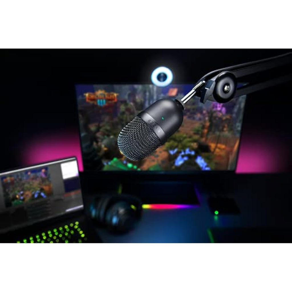 Razer Seiren Mini USB Condenser Streaming Microphone - Quartz Pink