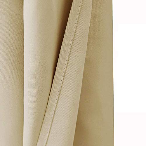 Ferocity Waterproof Outdoor Curtains | 2-Panel UV Resistant Set - White