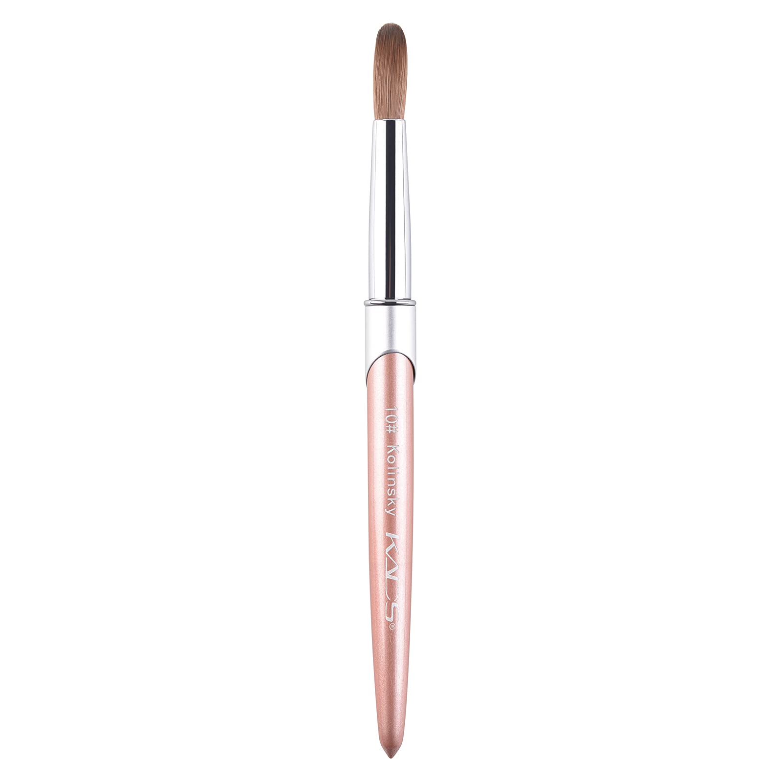 KADS 100% Kolinsky Sable Acrylic Nail Brush | Round Crimped Size 10