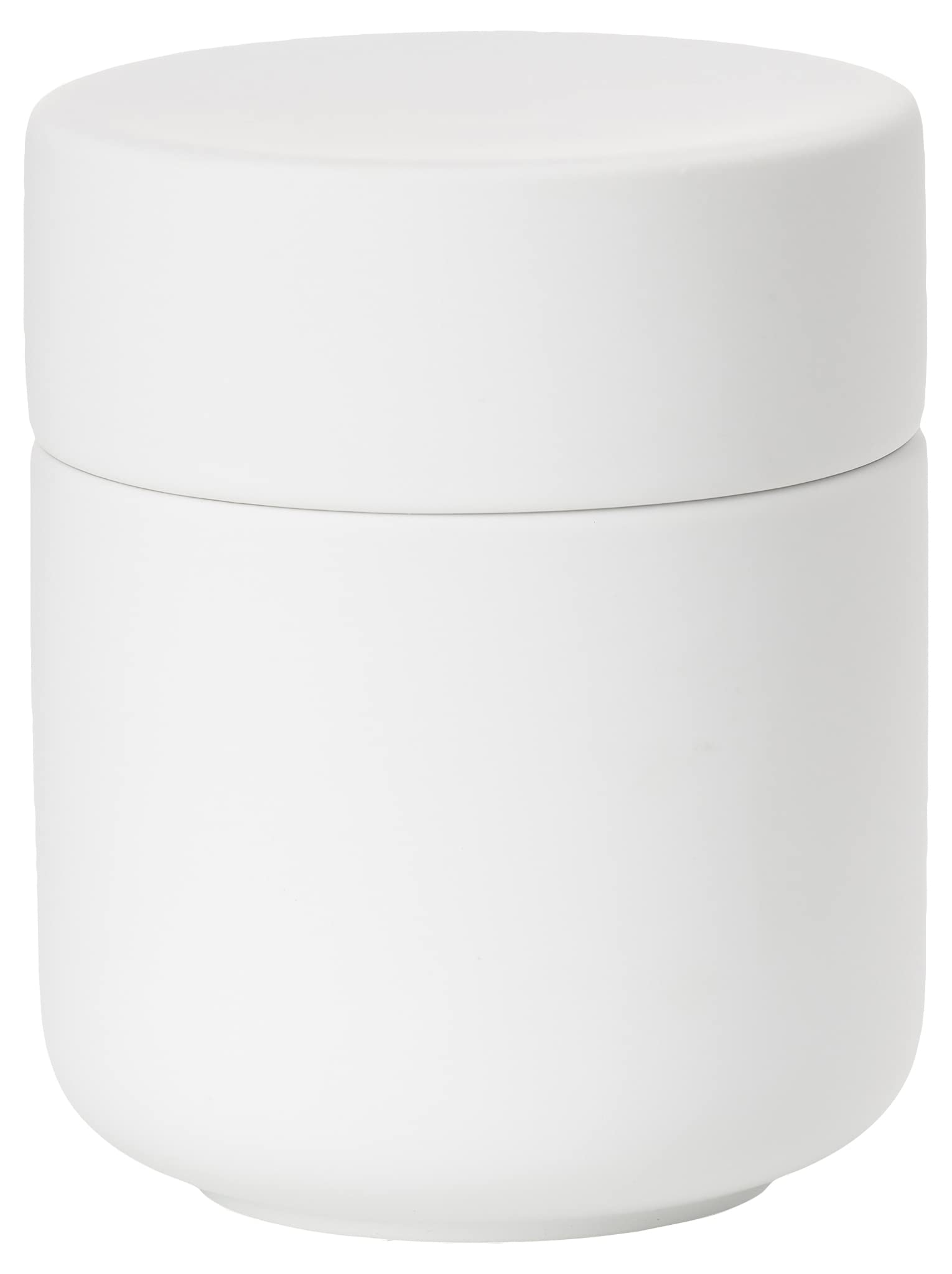 Zone Denmark Ume Ceramic Cosmetic Box - Minimalist Bathroom Jar, White