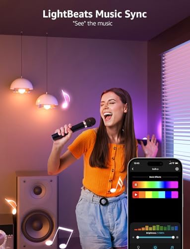Lepro BP1 E14 AI Smart Bulb – Music Sync & Voice Control, 4 Pack