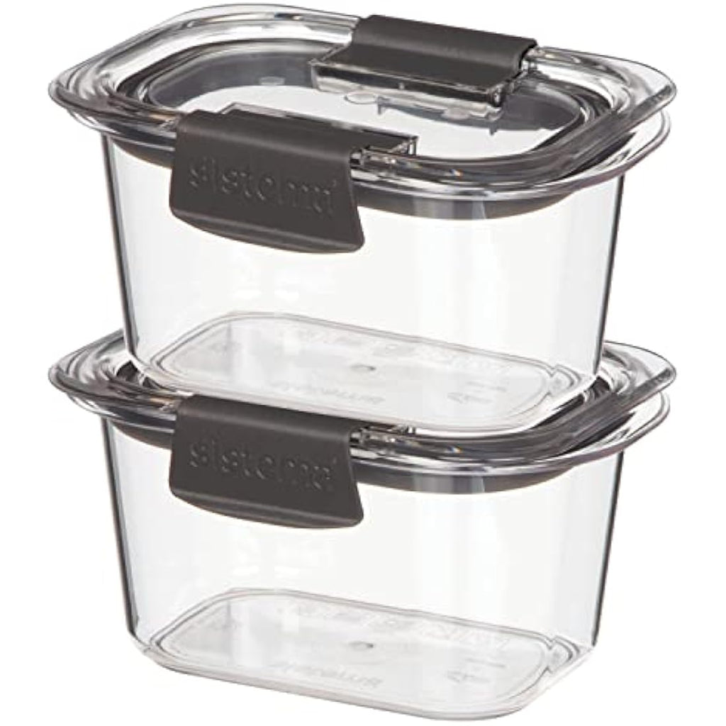 Sistema Brilliance Leakproof Food Storage Containers, 380ml, 2-Pack