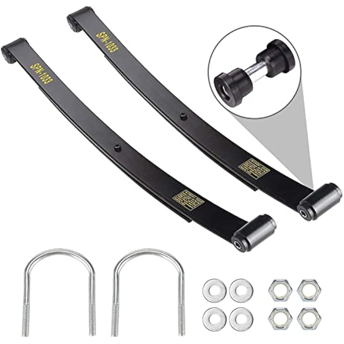 10L0L EZGO RXV Heavy Duty 4-Leaf Spring Kit | Golf Cart Suspension