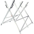 GARDEBRUK Folding Galvanised Saw Horse | Heavy Duty 150kg Log Holder