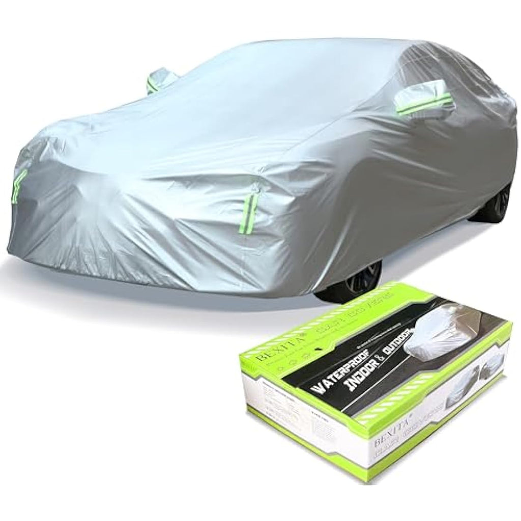 BEXITA Waterproof Car Cover | All Weather UV Protection - Saloon Size XL