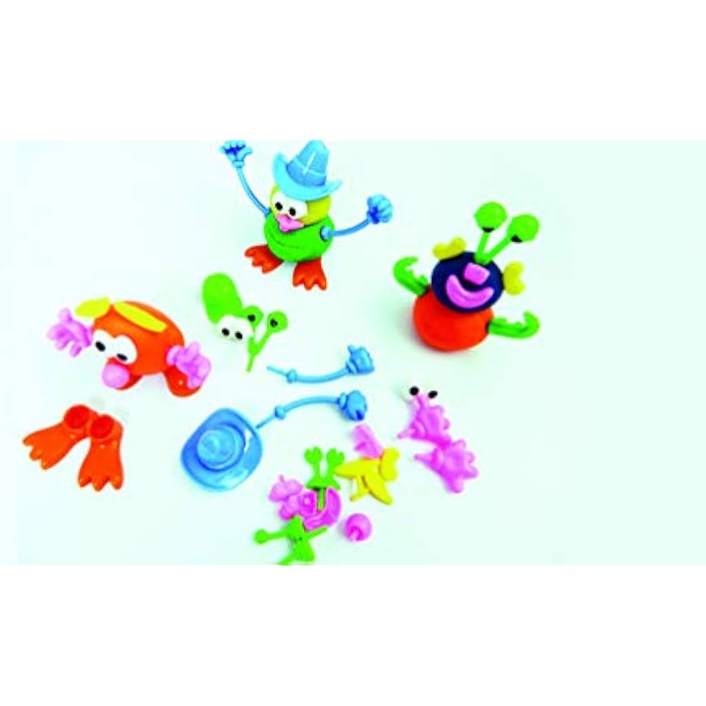 READY 2 LEARN Plastic Dough and Potato People Shapes - 52 Piece Set