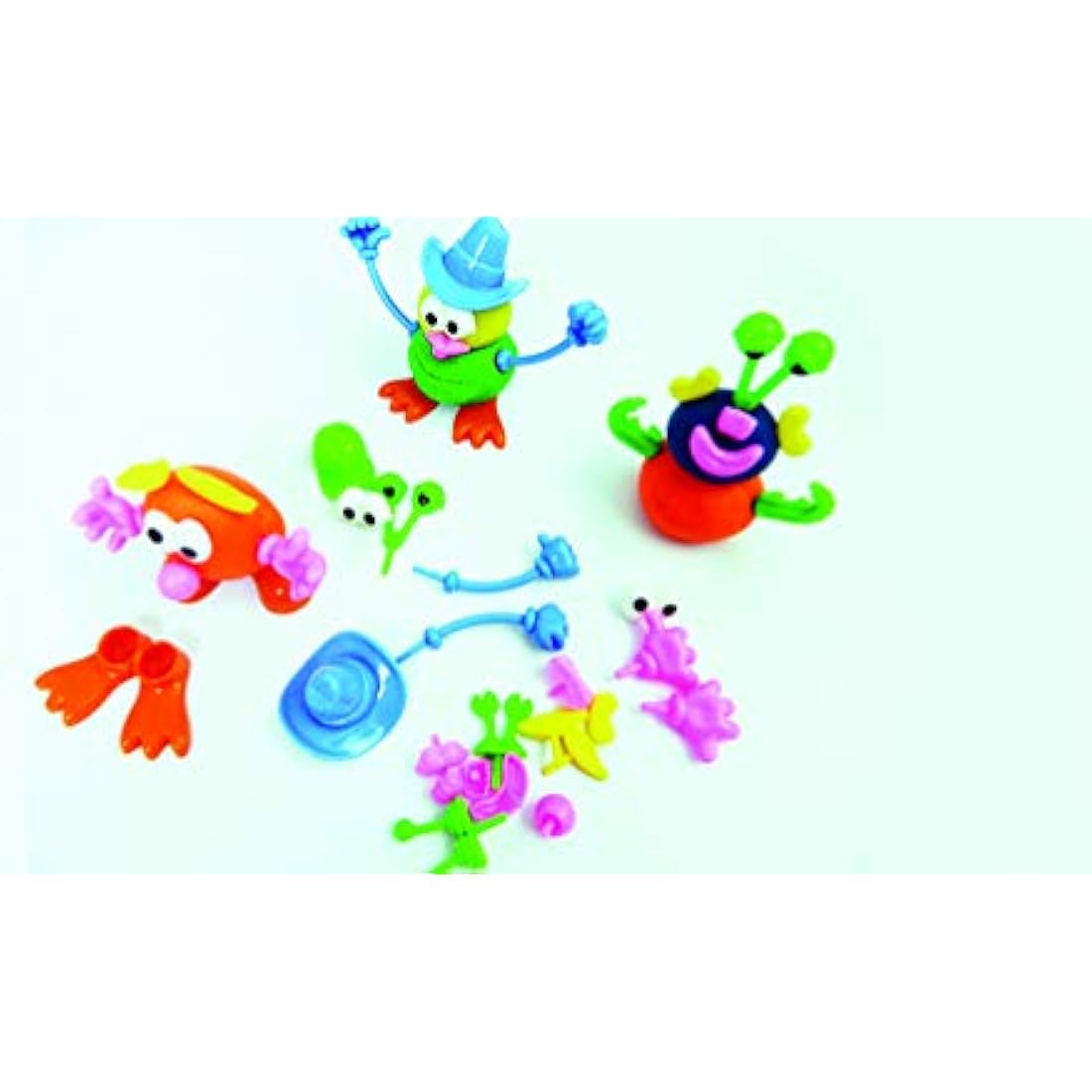 READY 2 LEARN Plastic Dough and Potato People Shapes - 52 Piece Set