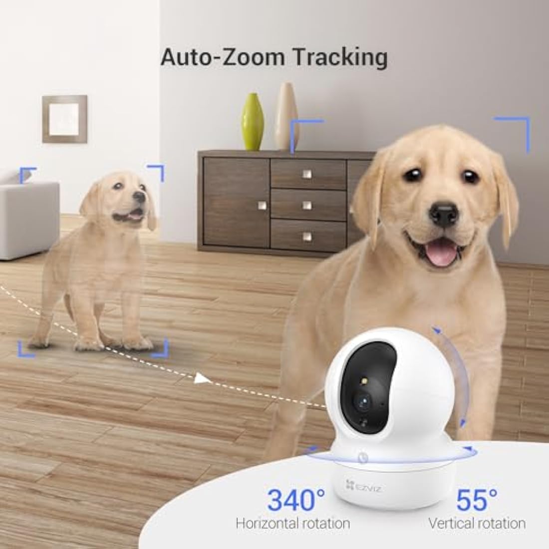 EZVIZ CP1 Pro 2MP Indoor Security Camera | 360° Tracking & Night Vision