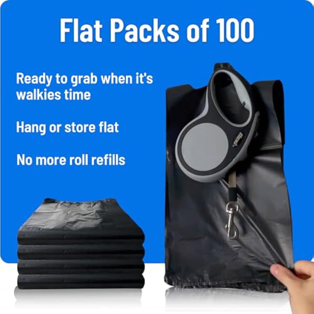 Dog Poo Bags – 2000 Pack Large Leak Proof Easy Tie Handles