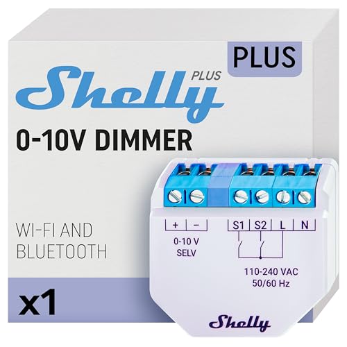 Shelly Plus 0-10V Dimmer – WiFi Smart Light Switch for Home Automation
