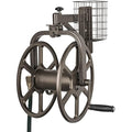 Liberty Garden Steel Hose Reel – 125ft Capacity Bronze Powder Coat