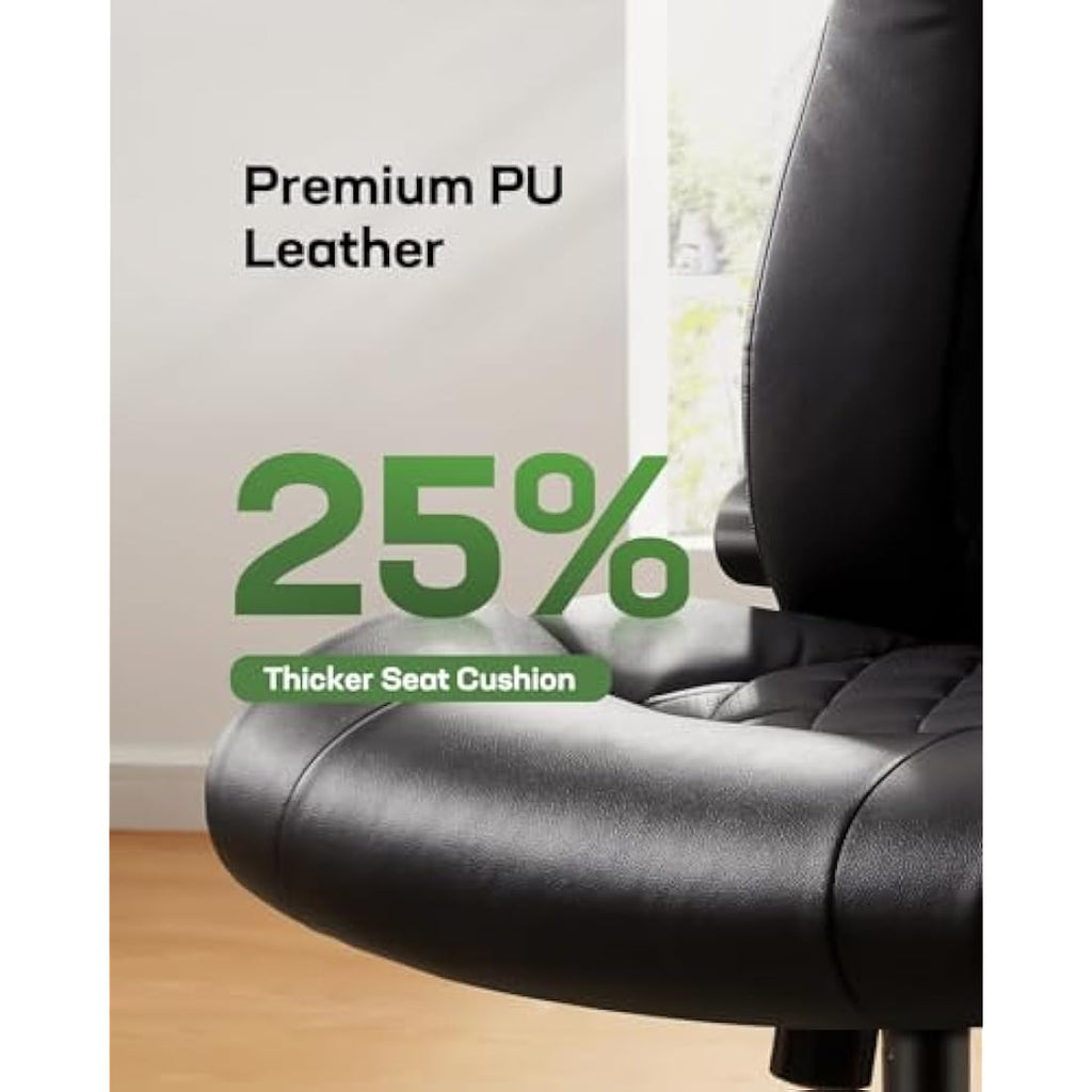 Marsail Executive Office Chair | Ergonomic PU Leather Desk Chair