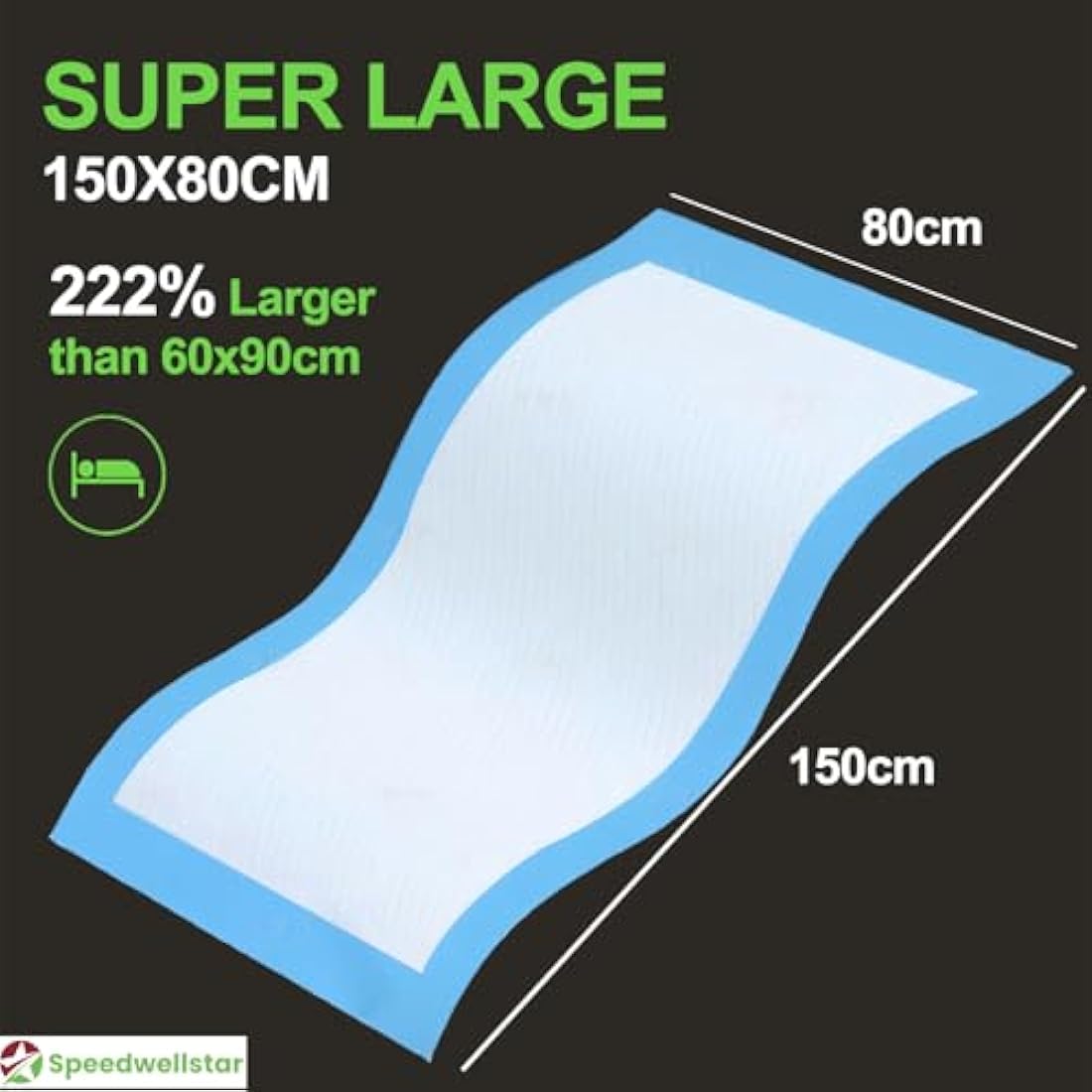 Extra Large Dog Training Pads | 150x80cm Absorbent Mats