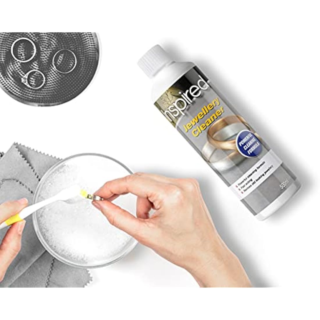 McKlords Jewellery Cleaner by Jolof Store – Gold and Silver Polish 500ml