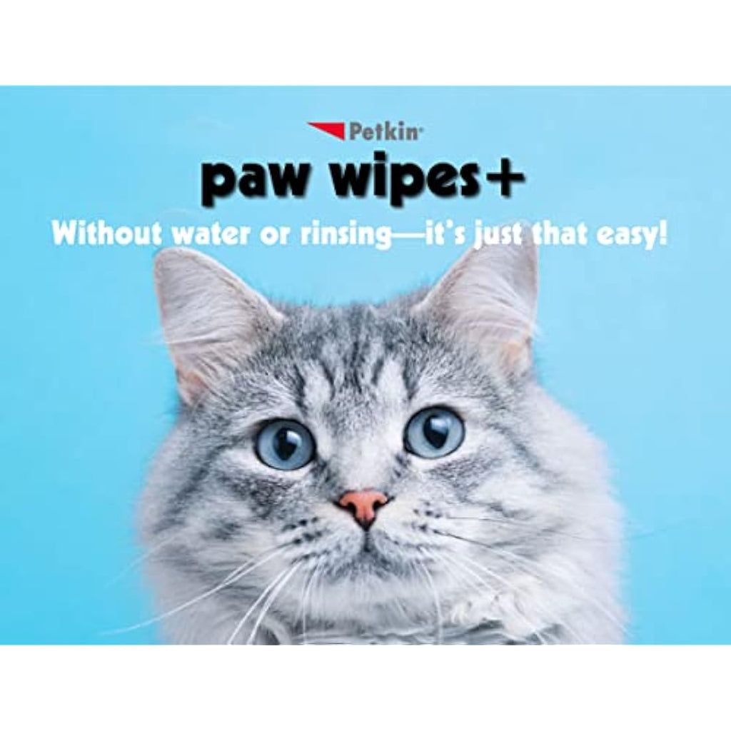 Petkin Paw Wipes – Extra Soft Pet Cleaning Wipes for Dogs & Cats, 100ct