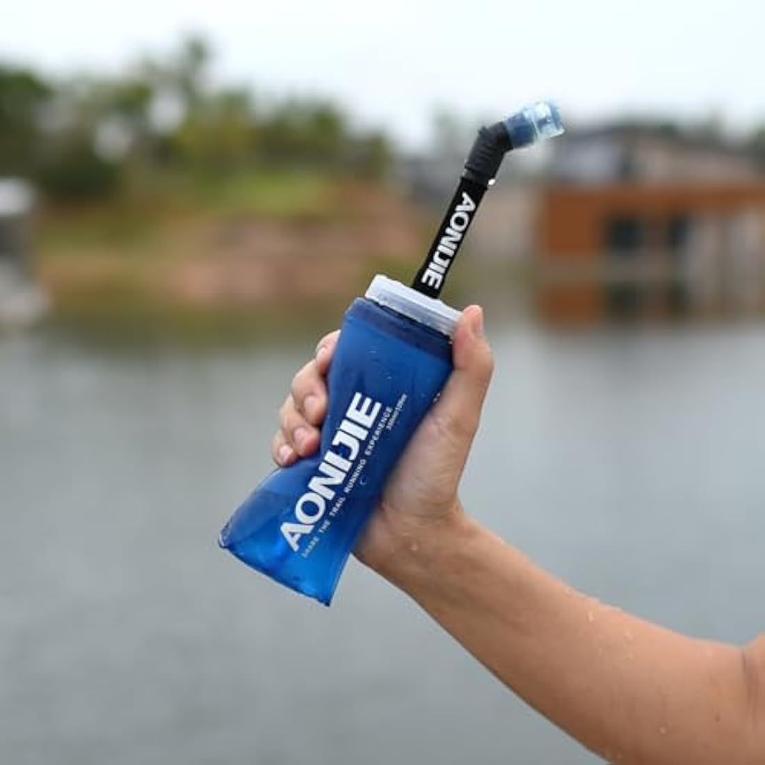 TRIWONDER TPU Soft Flask Straws | 2-Pack BPA-Free Hydration Tubes