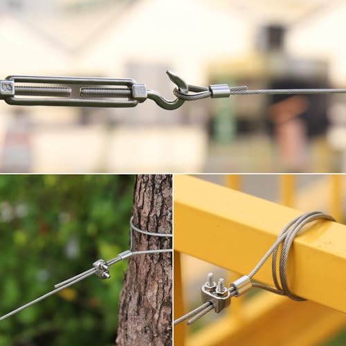 Jolof Store 30M Garden Wire Kit – 304 Stainless Steel Trellis for Plants