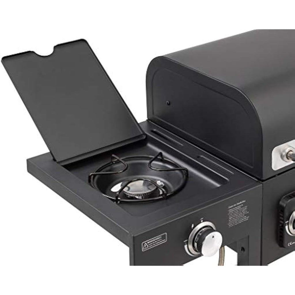 CosmoGrill Hybrid 4 Burner Dual Fuel BBQ | Gas Grill & Charcoal Smoker