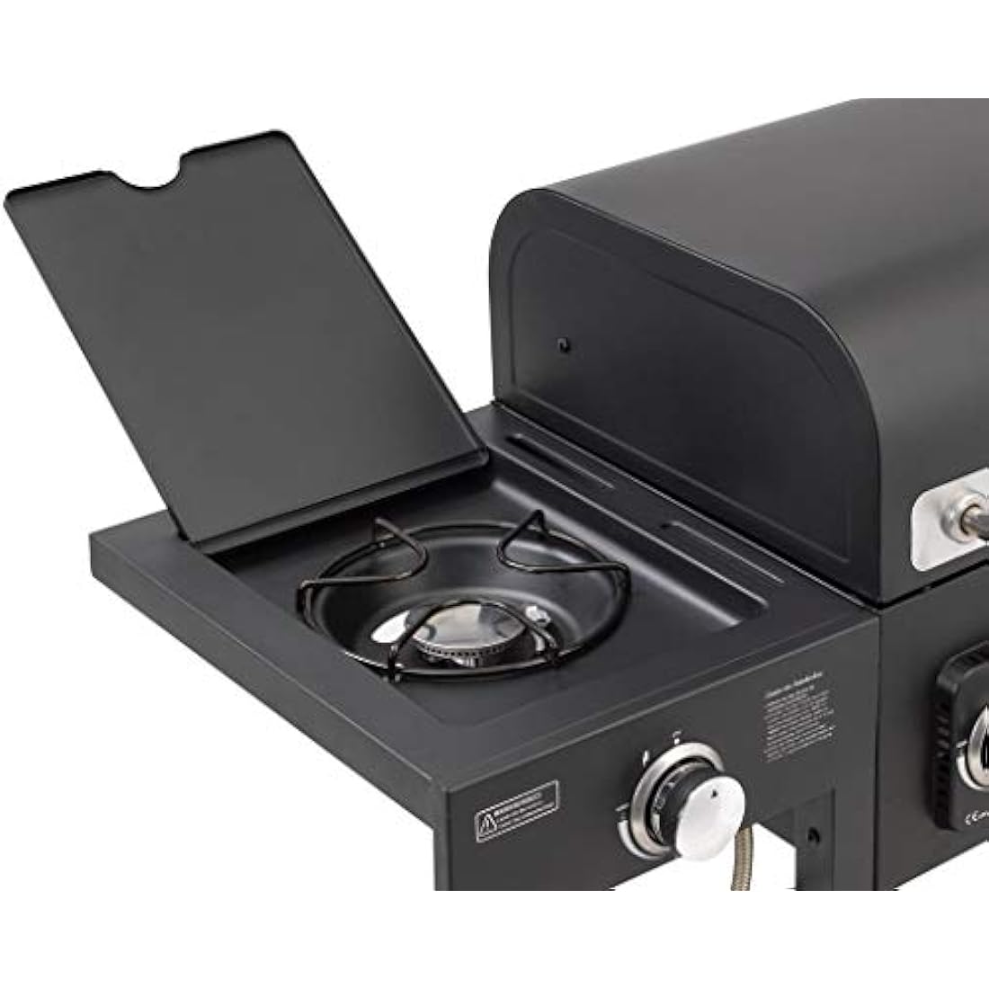 CosmoGrill Hybrid 4 Burner Dual Fuel BBQ | Gas Grill & Charcoal Smoker