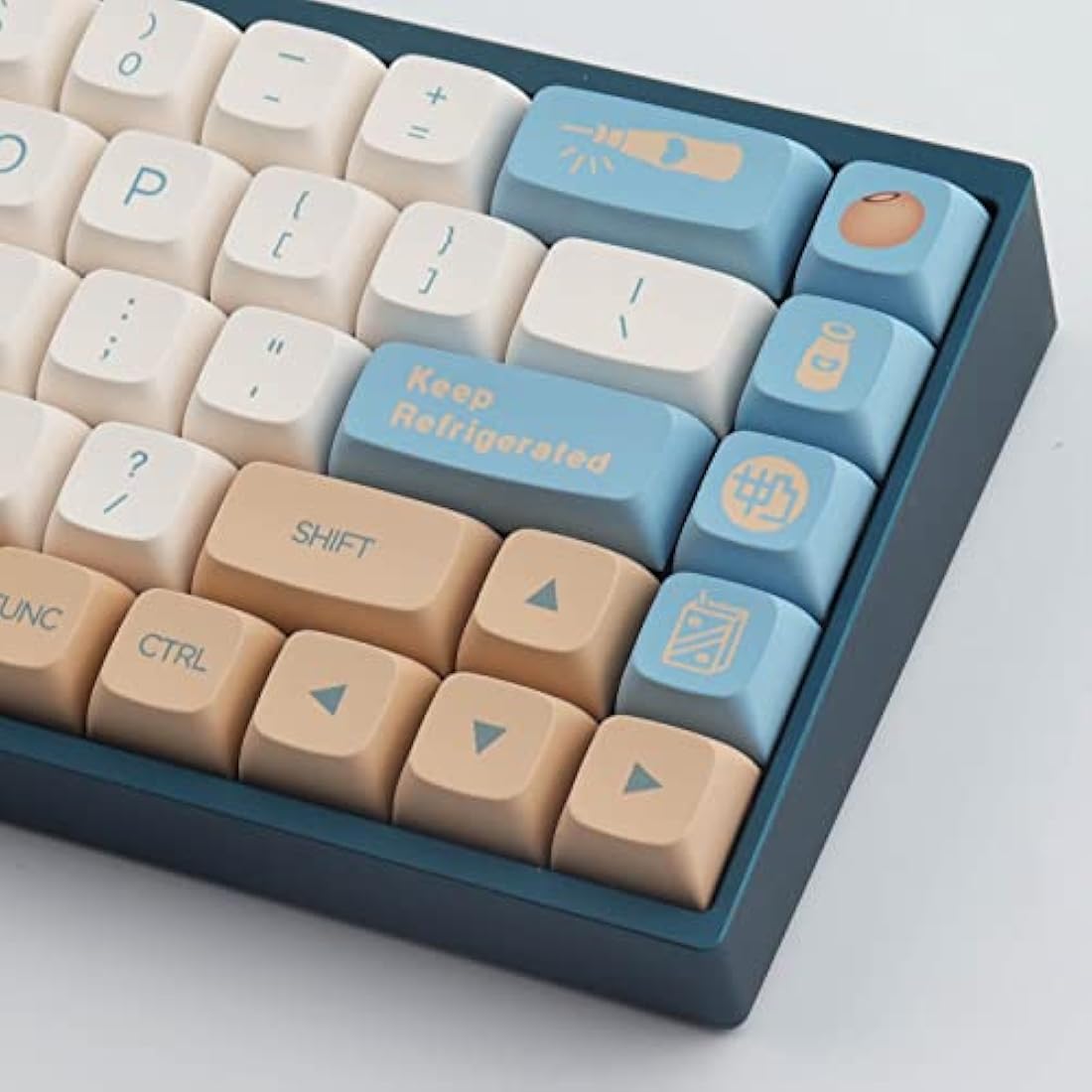 Tsungup Soy Milk PBT Keycaps – 138 Keys XDA Profile Dye-Sub for MX Switches
