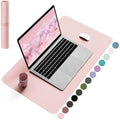 Jolof Store Leather Desk Pad – Waterproof Non-Slip Mouse Mat, Pink
