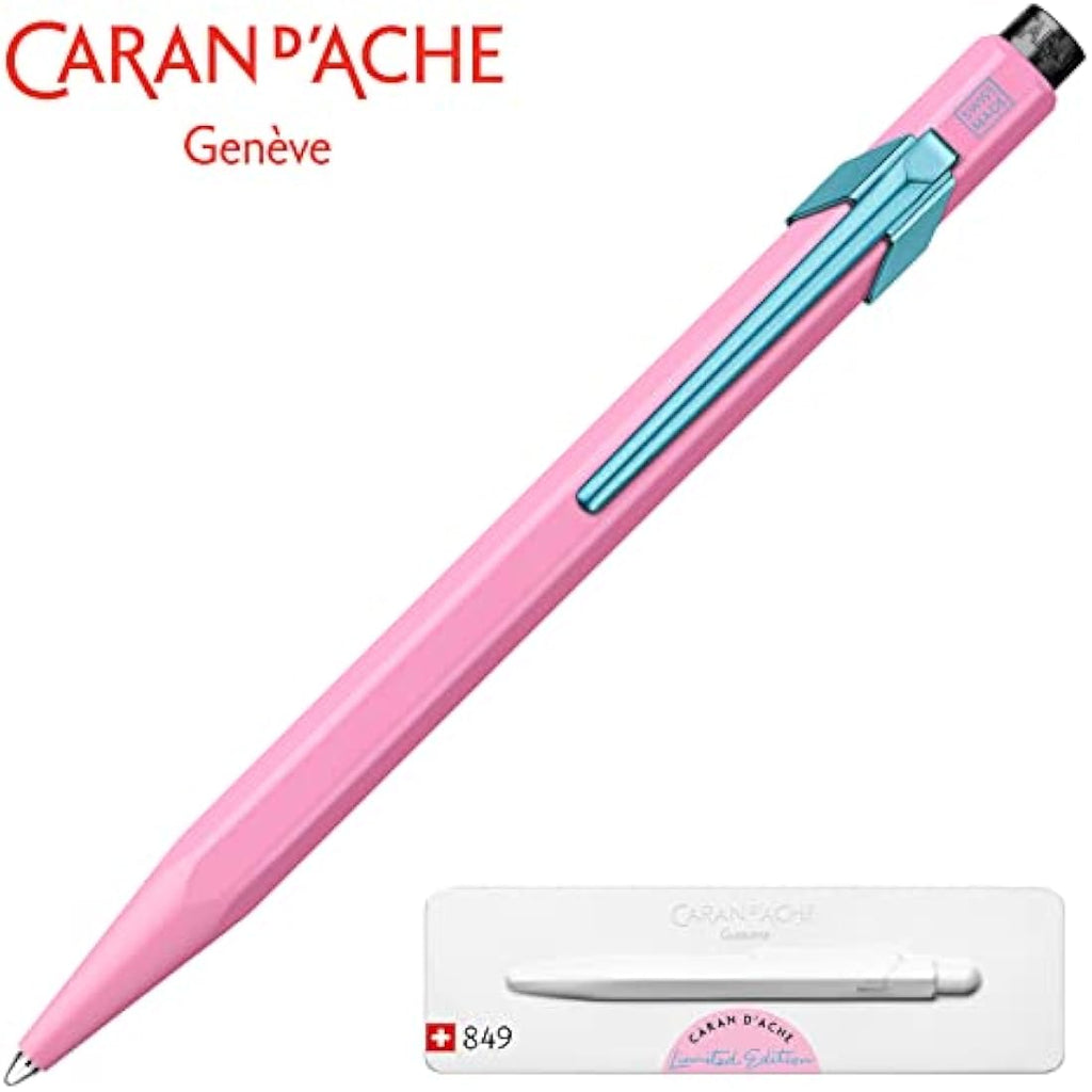 Caran d'Ache 849 Ballpoint Pen - Claim Your Style Hibiscus Pink Metal