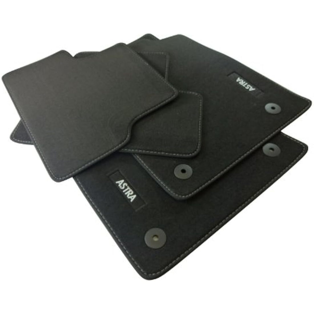 Vauxhall Astra J Genuine Tailored Velour Carpet Floor Mats – Black