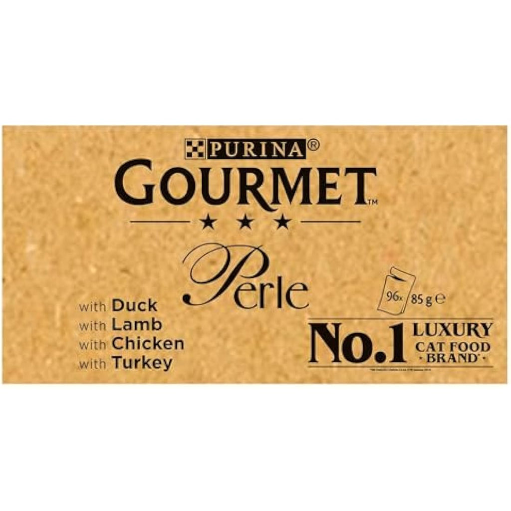 Gourmet Perle Chef's Collection Wet Cat Food - 96 x 85g Pouches
