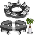 TreeGun Adjustable Plant Caddy with 8 Wheels | 200KG Heavy Duty Stand