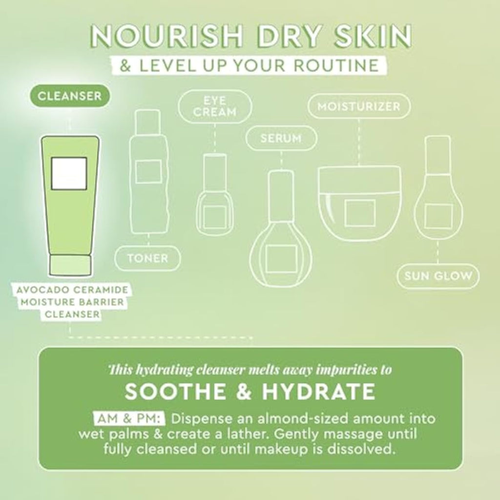Glow Recipe Avocado Ceramide Moisture Barrier Face Cleanser - 150ml